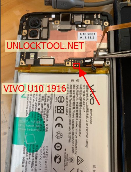 Vivo U10 Test Point / EDL Point
